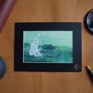 【加密明信片】香港白玉觀音-旅遊禮物/裝飾畫卡/手繪風