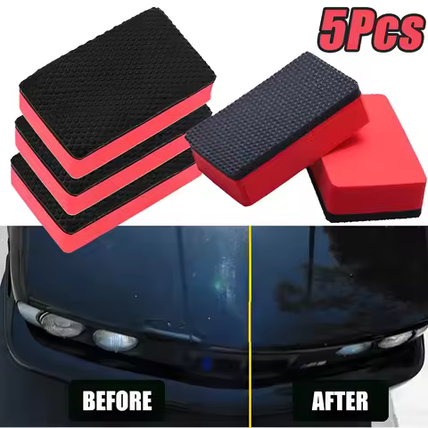 Car Magic Clay Bar Pad Decontamination Sponge Car Detailing Sponge Block Cleaning Smooth Eraser Wax 