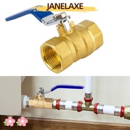 JANELAXE932JN Brass Ball Valve, 1/2" 3/4" 1" Pure Copper Full Port Ball Valve, High Temperature Resi