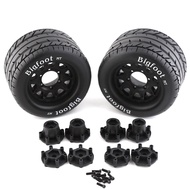​2 Pcs ​​1:10 Scale Traxxas Tamiya HPI Kyosho Arrma Racing Monster Truck Tires