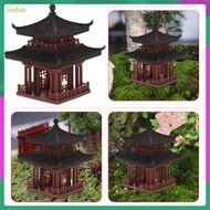 Miniature Terrarium Outdoor Decor Aquarium Decorations Japanese Bonsai Ornaments Gazebo jinduo