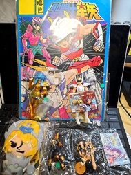 聖鬥士星矢填色簿 盲盒扭蛋及公仔掛飾共5件