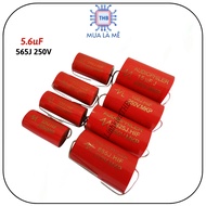 High quality red Audiophiler capacitor 5.6uF 250V 565J - linhkienthb