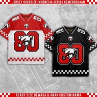 MC Jersey HUTRI Jersey 17 Agustus Jersey Boxy Jersey Kemerdekaan Jersey Oversize Boxy Streetwear Fre