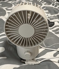［請見內文］2手無印良品坐枱風扇MUJI USB Desk Fan MJ-UDFK2 White