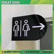 Sign board toilet/Rest room sign/Acrylic sign/Pop up signage/Toilet Girl Boy/Outdoor sign/ WA27