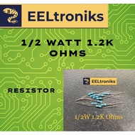1/2W 1.2K Ohms Resistor 1% 1/2 Watt 1.2K Ohms 10Pcs per Set