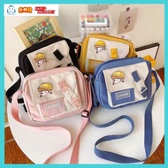 Lunsme GIRL BAG / WAIST BAG GIRL / CANVAS WAIST BAG / GIRL SELEMPANG BAG / FASHION BAG / IMPORTED BA