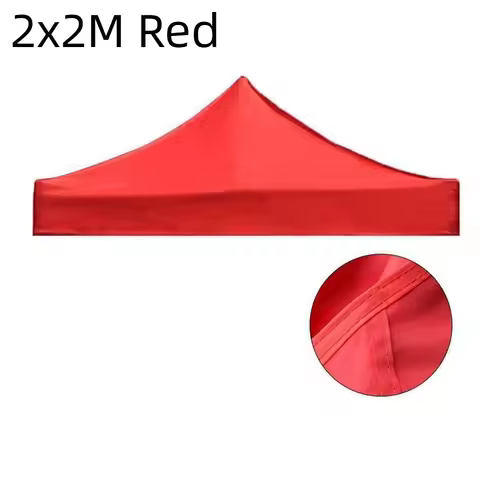 420D Oxford Cloth Gazebo Top Cover Waterproof Sun Blocking Tent Canopy Foldable Thick Reinforced Cor