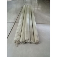 Milky White Fiber Bars, 2mm sticks, 1m long per bar
