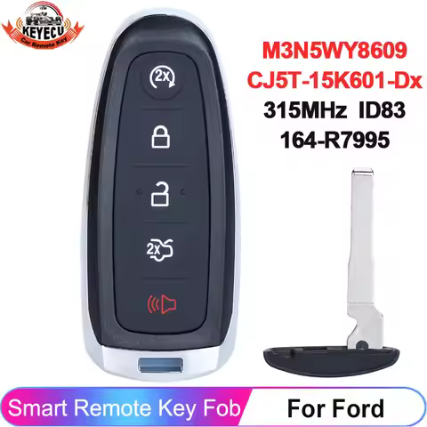 KEYECU 164-R7995 For Ford Escape Focus C-Max Maverick 2013 2014 2015 2016 2017 2018 Remote Key 315MH