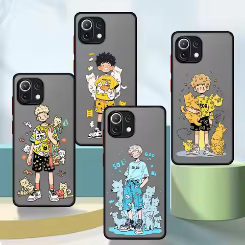 Anime Trendy Boys Phone Case for Xiaomi Mi 13 14 11 Lite 12T Pro 12T 11T 9T 12X 12 13 Pro 10T 11T Pr