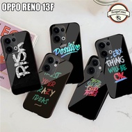 HP SENJACASE SOFTCASE GLASS TYPE 0PP0 RENO 13F NEWEST - Silicone - Glossy Case - Casing - - Latest -