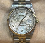 Rolex 16233J 電腦面鑽石字 連2003紙及盒