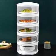 ( BISA COD ) PROMO Rak Makanan 5 Susun / Tudung Saji 5 Susun / Food Cover / Penutup Makanan 5 Susun
