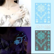Instant Henna Stickers - Henna Paste Tattoos - White Henna Instant Bride