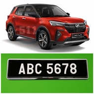 Frame + Number Plate / Perodua Ativa Number Plate Garnish License Frame Cover Front & Rear