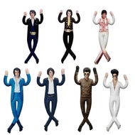 Abstract Elvis Presley Poseable Plush Doll with Internal Wire Skeleton