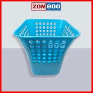 Bakul Sampah / Square Dustbin / Dust Bin / Basket Dustbin 4653 225*225mm ( H 240mm ) Random Colour