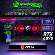 PRE-ORDER | MSI Laptop Crosshair 16 HX D14VGKG-440SG Gaming Laptop / Intel Core i7 processor 14700HX / GeForce RTX 4070