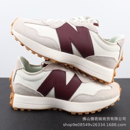 Nb nb nb nb327 Yuanzu Gray Black White Sea Salt Gray White Wine Red Thick-Soled Retro nb Running Sho