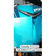 Cat 2k Aikka AK200012 Yamaha Y15 V2 Cyan Green Pearl /  Y Suku Hijau
