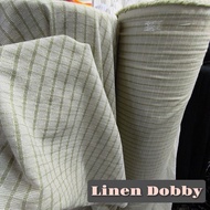 / Fabric Dobby Linen Fabric Dobby Linen Fabric Material [price 1⁄2 meter]