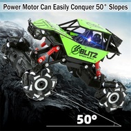 Rc Car 1:18 Ratio FENG NIU Climbing Off Road FN583 Fun Play 360 Rotating Green