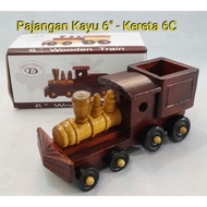 Wooden Train Display 6C miniature wooden
