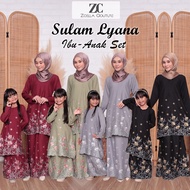 ❈ BAJU KURUNG SULAM LYANA 2022 IBU ANAK SEDONDON BAJU KURUNG MODEN BY ZOELLA COUTURE BAJU KURUNG MODEN BAJU RAYA 2022 ☉