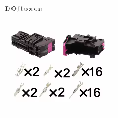 1/5/10/20/50 Sets 20 Pin Car Front Door L/R Connector Male Female Plug 8E0 972 702 8E0 972 701 For A