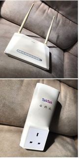 🛜 D-LINK DHP-1320 + DHP-P326AV Wi-Fi Powerline Homeplug Router 2pc Set USED 電力線無線路由器 電力貓 路由器 2件套 💻