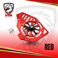 [EGM MOTORCYCLE] RADIATOR COVER WITH SPINNER AND BOLTS FOR PCX125-150/CLICK125