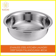 ☸ ♆ ☋ Stainless Steel Home Kitchen Sink Bathroom Laundry Deep Basin Planggana MINI Palanggana 40CM