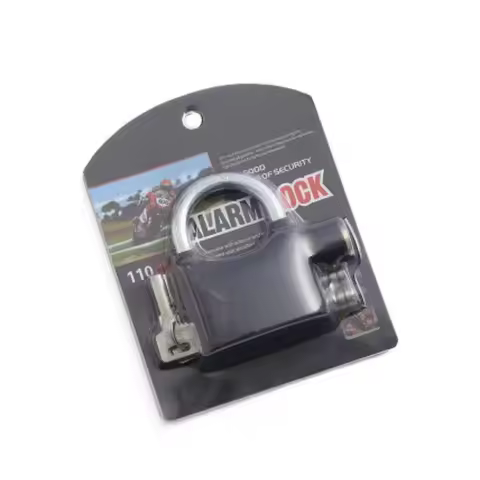 Waterproof Siren Alarm Padlock Alarm Lock for Motorcycle Bike Bicycle Perfect Security with 110dB Al