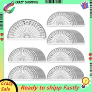 100 Pcs Math Protractors Plastic Protractor 180 Degrees Protractors Bulk for Classroom, Protractor S