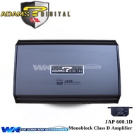 ADAMS DIGITAL NEW MODEL JADE SERIES 1 CHANNEL MONOBLOCK CLASS D POWER AMPLIFIER JAP-600.1 100% ORIGI