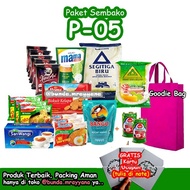 (free kartu ucapan) #P-05 Paket Sembako (gula kopi sabun biskuit)