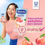 Buavita Fruit Juice Drink Vitamin C 245 ML x 8 Variants Korean White Peach, Lychee Lychee, Guava Gua
