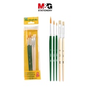 M&G Paint Brush Set 2 in 1 Nylon & Bristle Painting Brush Bristies & Nylon Material ABH978B8 SHESB