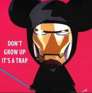 I-Vader - Ironman|Bearbrick - Keetatat Sitthiket Famous Popart - 泰國 - 掛畫 - 預購📦 Perfect Gift 送禮之選 ⭐️ 