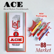 ACE Best Nylon Toothbrush (12 Pieces)/ ACE Berus Gigi Nilon Keras Type/Manual Toothbrush Adults硬性毛牙刷
