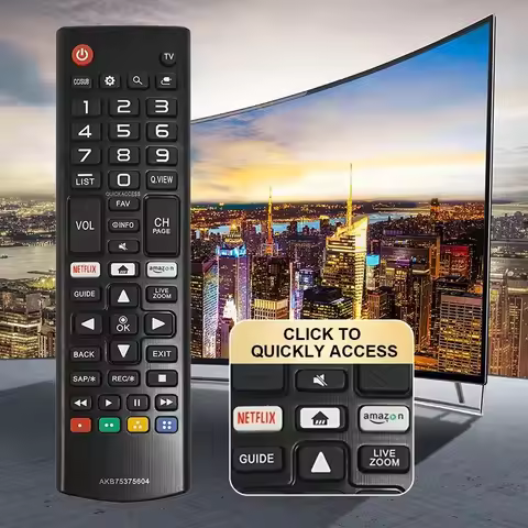 Universal TV Remote Control Replacement Infrared Remote for LG Smart TV with Netflix Shortcut Button