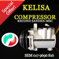 PERODUA KELISA SANDEN TO MSC RECOND COMPRESSOR (CAR AIRCOND SYSTEM)