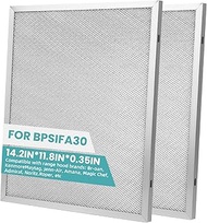 2 Pcs BPS1FA30 Range Hood Grease Filter, 11-3/4"x14-1/4"x3/8" Range Hood Filter for Allure, Compatib