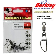 BERKLEY ESSENTIALS Cross-Lok Snap Swivel Silver / Swivel / Snap