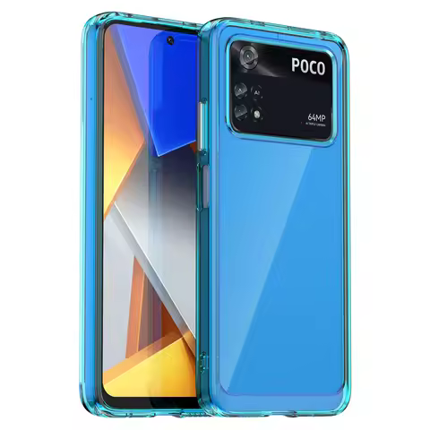 For Poco M4 Pro 4G m3 m4 pro 5g Case Acrylic Transparent Cover for Mi poco m2 pro M3pro M4 5G Fashio