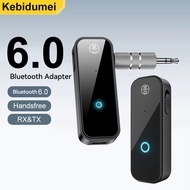 Bluetooth 6.0 Audio Receiver Transmitter Hands-free Call 3.5mm AUX Jack USB Dongle Stereo Music Wire
