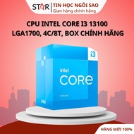 Intel Core I3 13100 CPU | LGA1700, Turbo 4.50 GHz, 4C/8T, 12MB, Genuine Box -