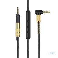 LIDU1 2 5mm to 3 5mm Earphone Cable for HD598 HD599 HD558 HD518 HD599 Headset Cord Wear resistant He